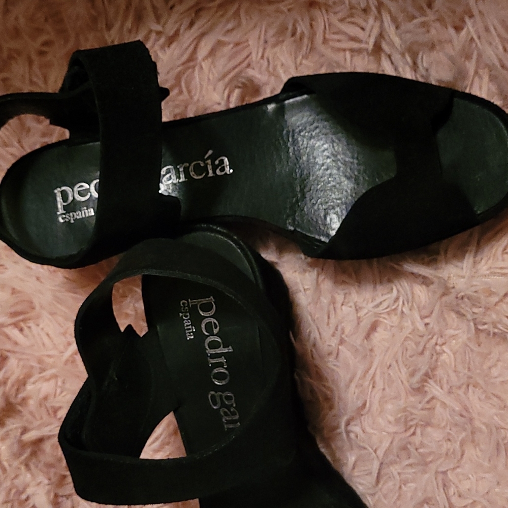 Pedro garcia sandals black, never been worn.